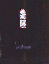 Fenster hinter dem Altar