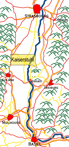 Kaiserstuhl Anreise